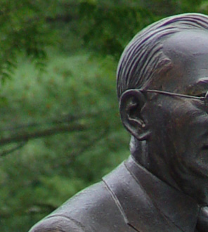 Milton S. Hershey sculpture - located at Hershey Park in Hershey Pennsylvania